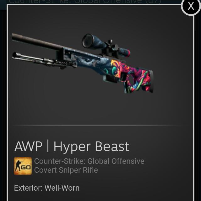 Awp Hyperbeast Ww Toys Games Video Gaming Gaming Accessories On Carousell