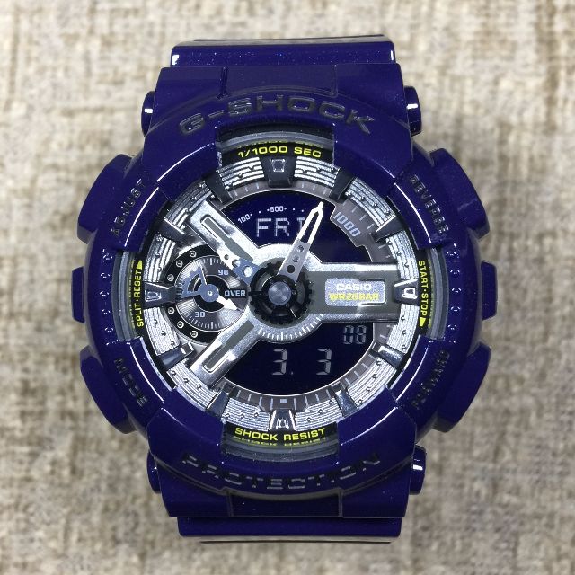 g shock metallic blue