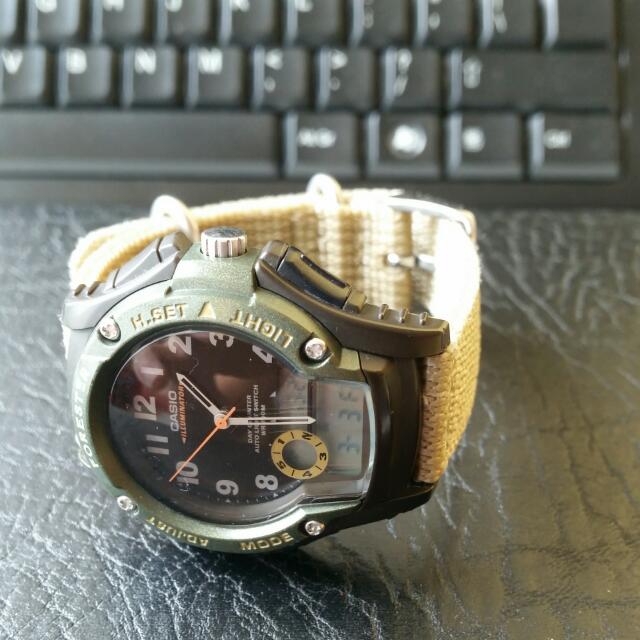 Casio Forester FT620L 1BV Dual Time Watch