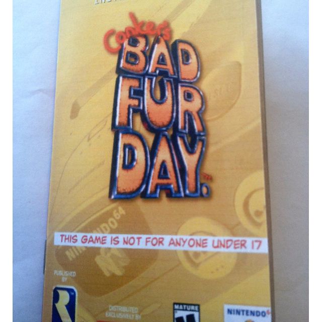 conker's bad fur day reproduction cart