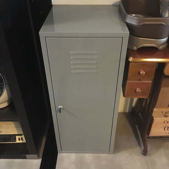 Ikea Ps Metal Locker Cabinet Furniture Shelves Drawers On