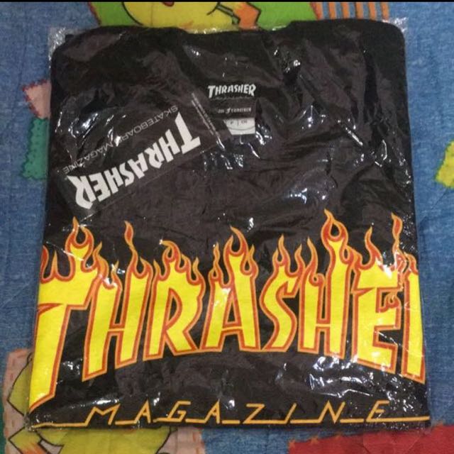 Japan Edition Thrasher Magazine Flame T shirt 3D Men s Fashion