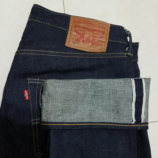 Levi's 501 Shrink To Fit Selvedge Jeans 