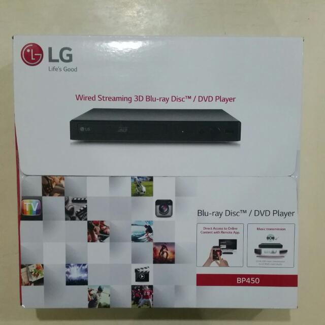 Lg Bp450 3d Blu Ray Disc Dvd Player Home Appliances Tvs