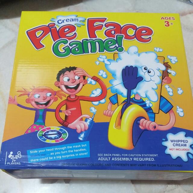 Pie Face Game, Hobbies & Toys, Toys & Games on Carousell