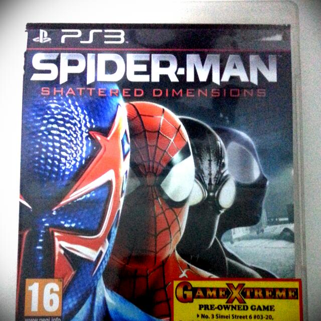 PS3 SPIDER MAN GAME!!!