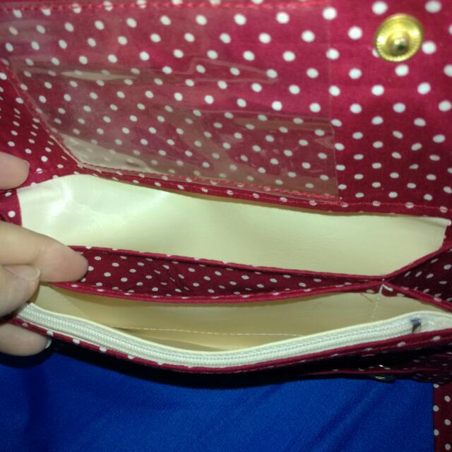 Red polka dot best sale purse