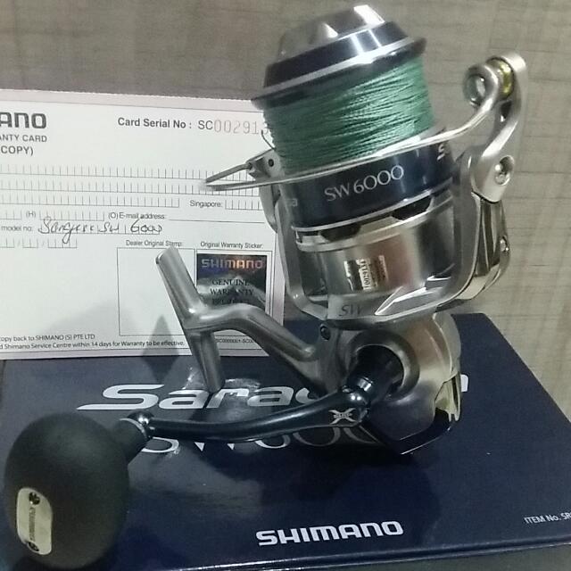 Shimano Saragosa SW 6000, Sports Equipment, Fishing on Carousell