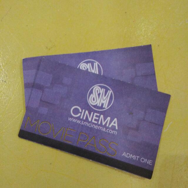 SM Cinema Movie Pass 2Pcs Available, Tickets & Vouchers ...
