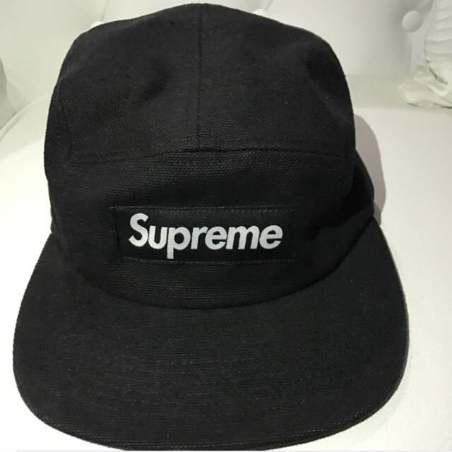 supreme canvas hat