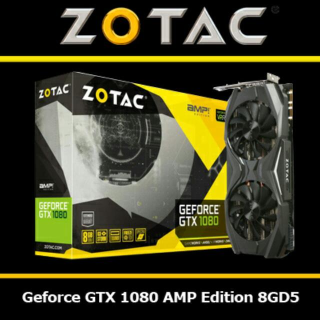 Zotac Gtx 1080 Amp Edition Electronics Computer Parts Accessories On Carousell