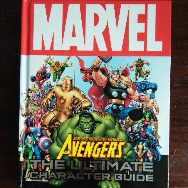 Avengers Ultimate Character Guide Books Stationery Comics