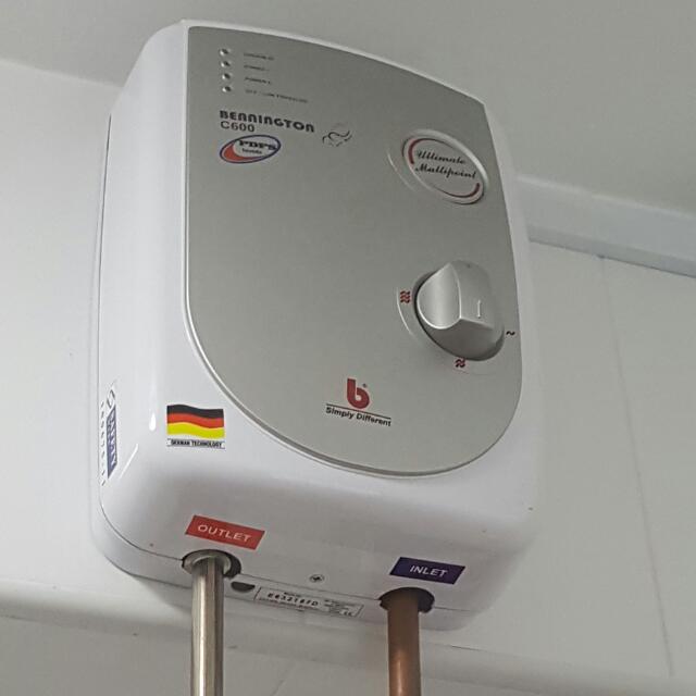 Bennington Multipoint Water Heater, Furniture & Home Living, Bathroom