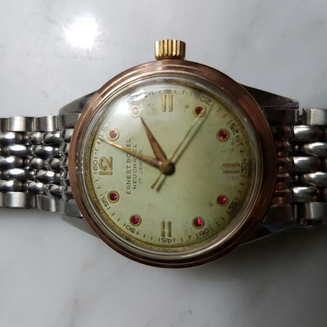 ernest borel antique watch