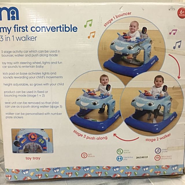 mothercare walker 3 in 1