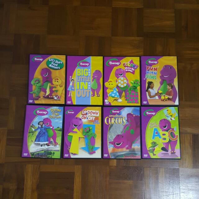 Barney's Dvds, Babies & Kids, Babies & Kids Fashion On Carousell