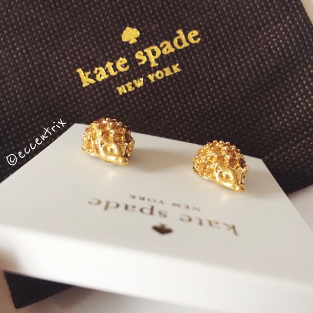 Hedgehog earrings kate spade outlet