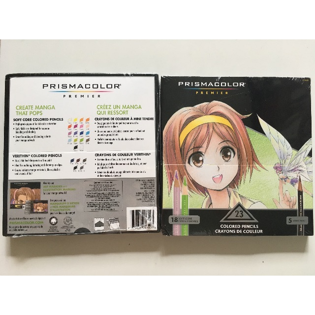 Prismacolor Premier Colored Pencils, Manga Colors, 23-Count