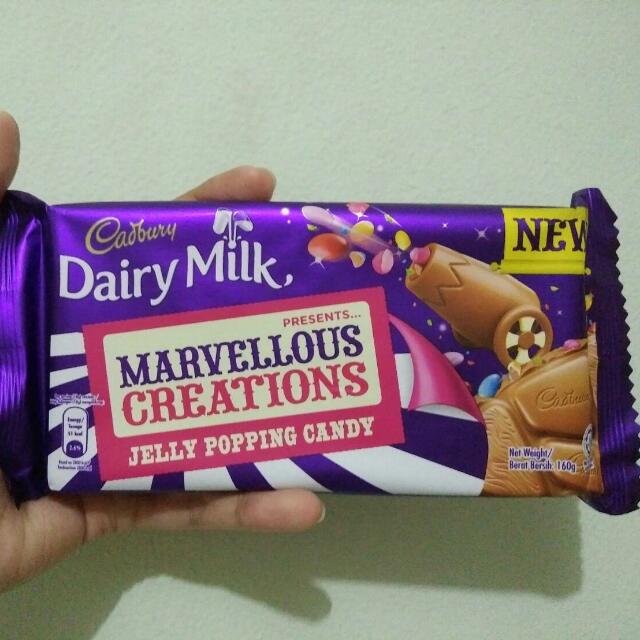 Cadburry Marvellour Creations Jelly Popping Candy Makanan Minuman Di Carousell