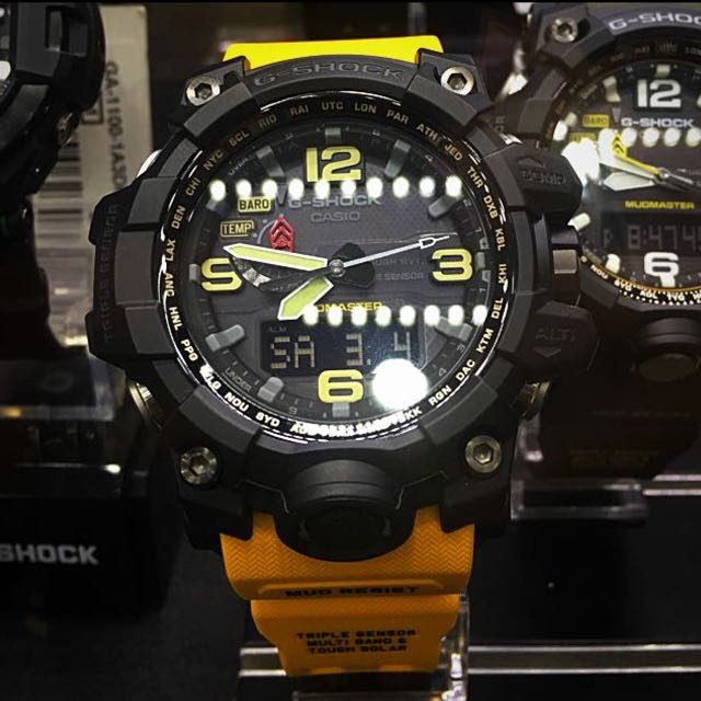 g shock mudmaster yellow