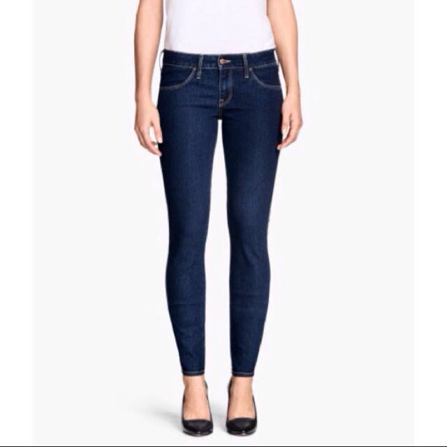 h and m low rise jeans