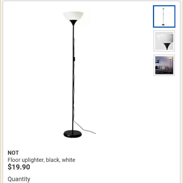 Ikea Standing Lamp, Furniture & Home Living, Furniture, Other Home
