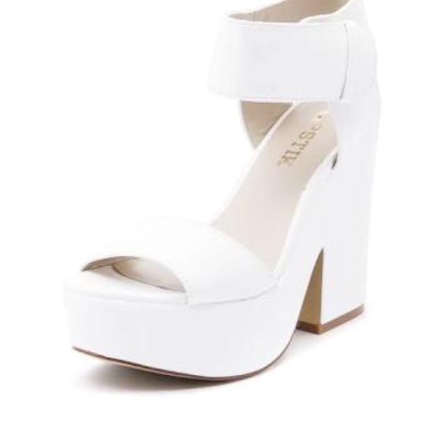 Lipstik White Jase Heels Women s Fashion Shoes on Carousell