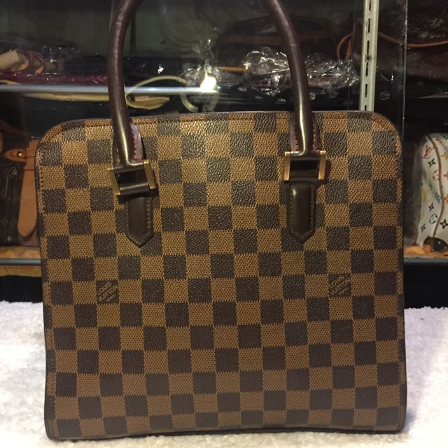 Authentic Louis Vuitton LV Damier Ebene Triana, Luxury, Bags & Wallets on  Carousell