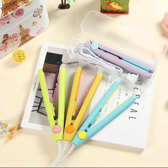 Korean mini hair straightener clearance
