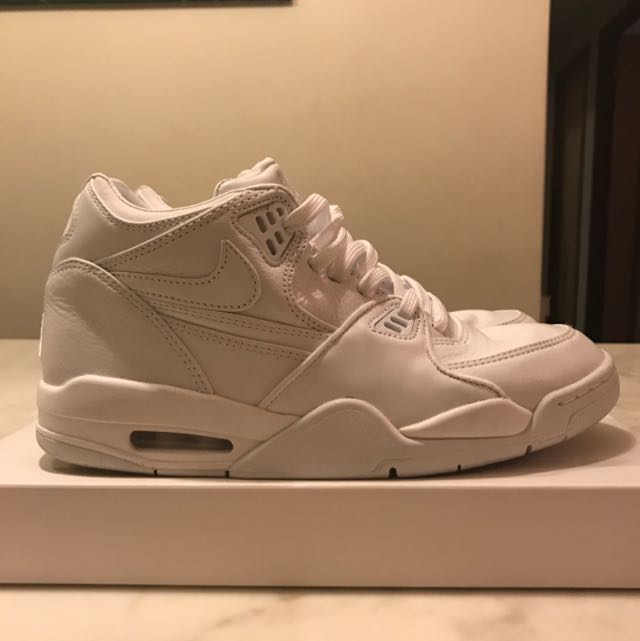 Nikelab Air Flight 89 Triple White Men s Fashion Footwear