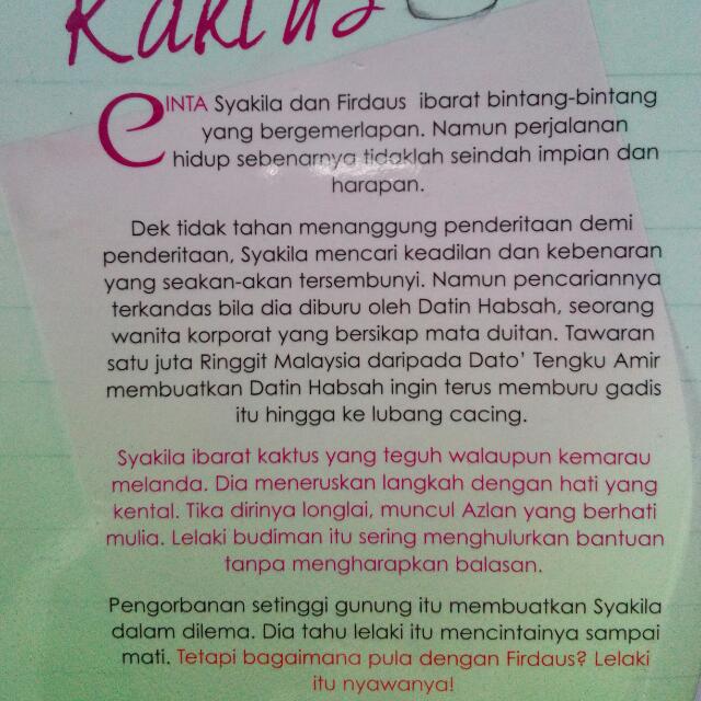 Novel Biar Jadi Kaktus Iffa Zalia Books Stationery Books On Carousell