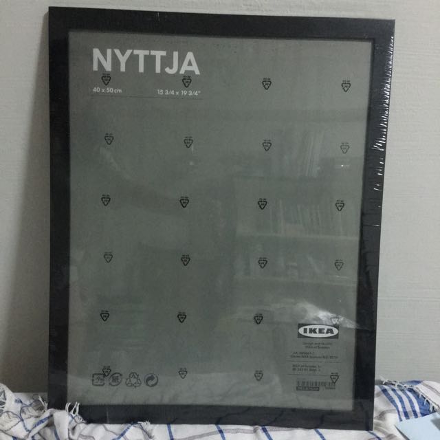 Nyttja 40 X 50 Black Frame Ikea Sealed Furniture Home Decor On Carousell