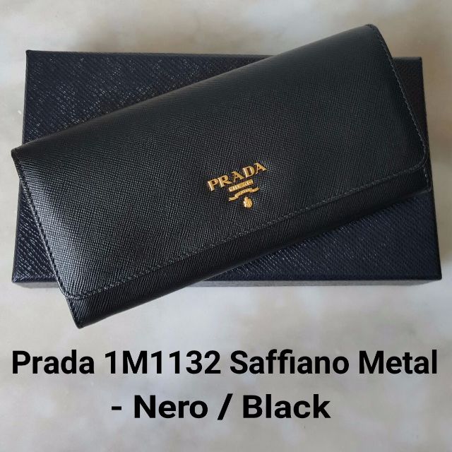 prada nero wallet