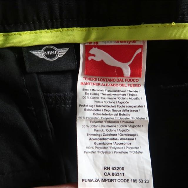 puma rn 62200 ca 06311 pants