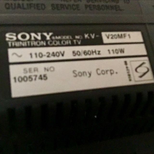 Sony Trinitron, TV & Home Appliances, TV & Entertainment, TV on Carousell