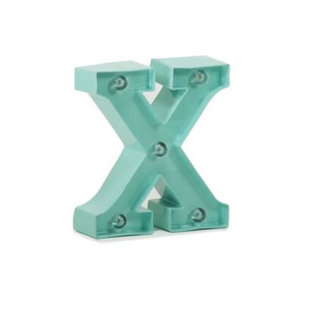Typo Mini Marquee Letters 10cm In Aqua Mint Blue X Furniture Home Decor On Carousell