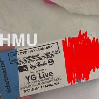 Yg Concert Sydney !