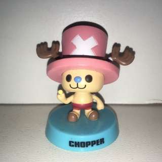 Authentic Japan Anime One Piece Figure Collection, Panson Work Product With Shaking Head, Chopper. - MAR003