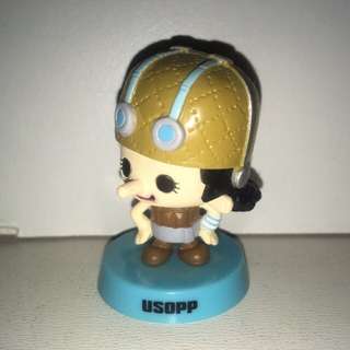 Authentic Japan Anime One Piece Figure Collection, Panson Work Product With Shaking Head, Usoppu. - MAR005
