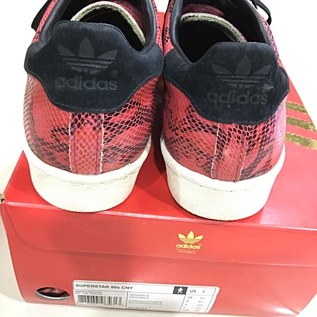Adidas superstar red shop snake amazon