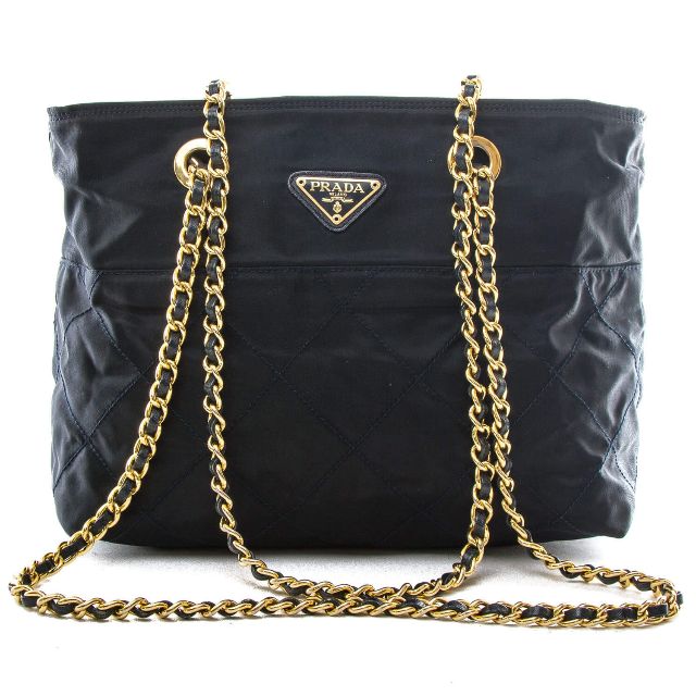 prada tessuto impuntu chain bag