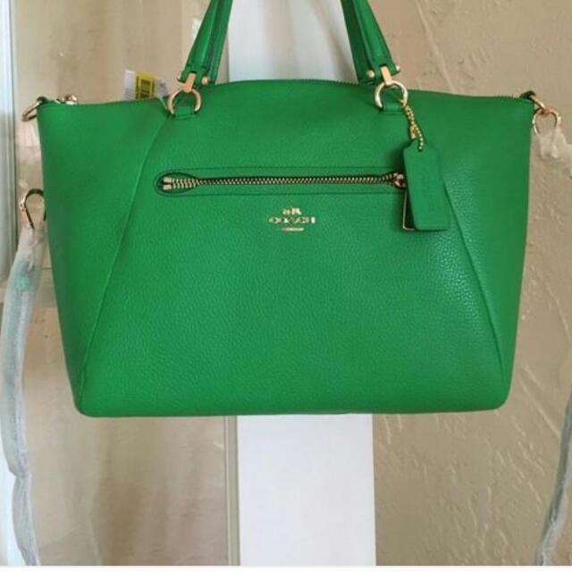 Coach prairie satchel green outlet