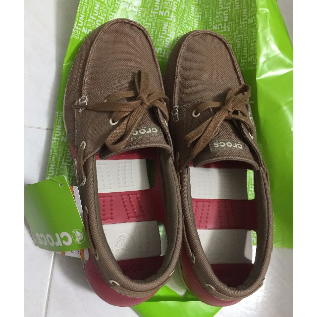 Crocs Beach Line Lace-up Boat Shoe 