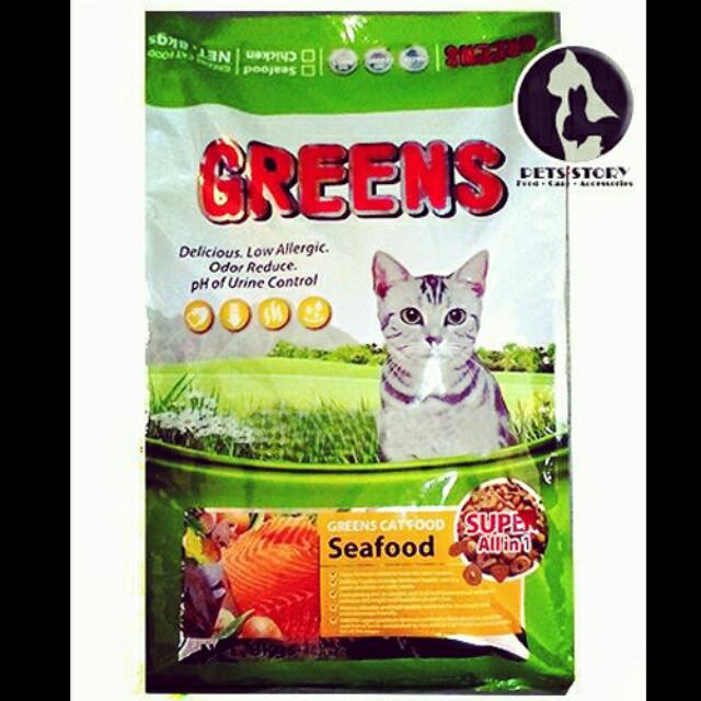 Greens 8kg Super Premium Makanan Kucing Cat Food Pet Supplies