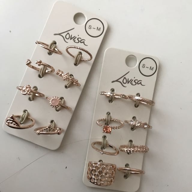 Lovisa Rings vs Accessorize Rings