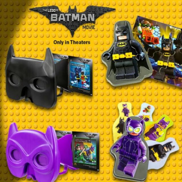 Details about   Used McDonald's Happy Meal Toy # 4 The Lego Batman/Batgirl Tin Puzzle Toy 