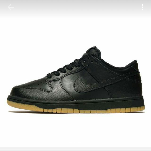 nike black gum sole