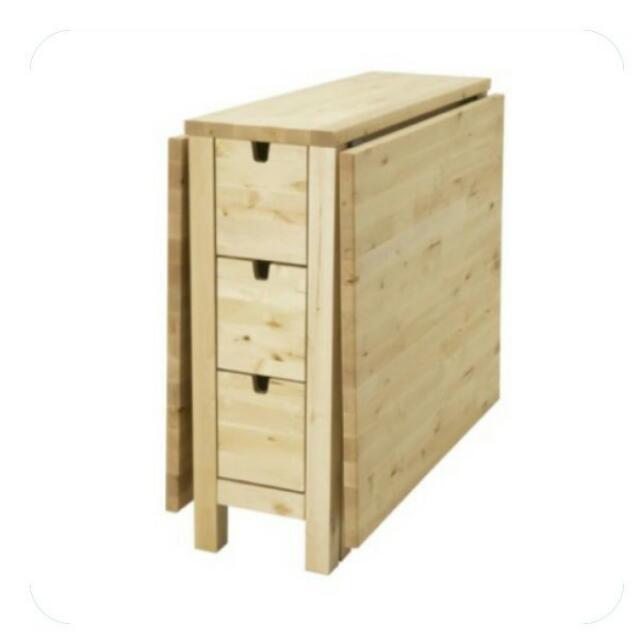 Ikea Norden Gateleg Table Birch Extendable Furniture Tables