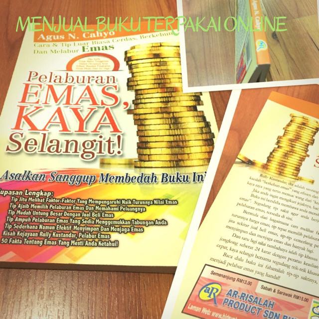 Pelaburan Emas Kaya Seangit Books Stationery Books On Carousell