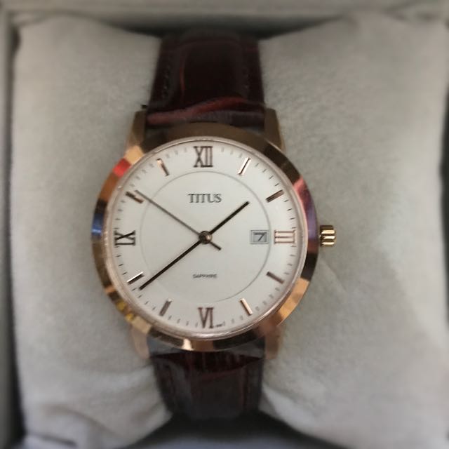 Sapphire Rose Gold Titus Watch